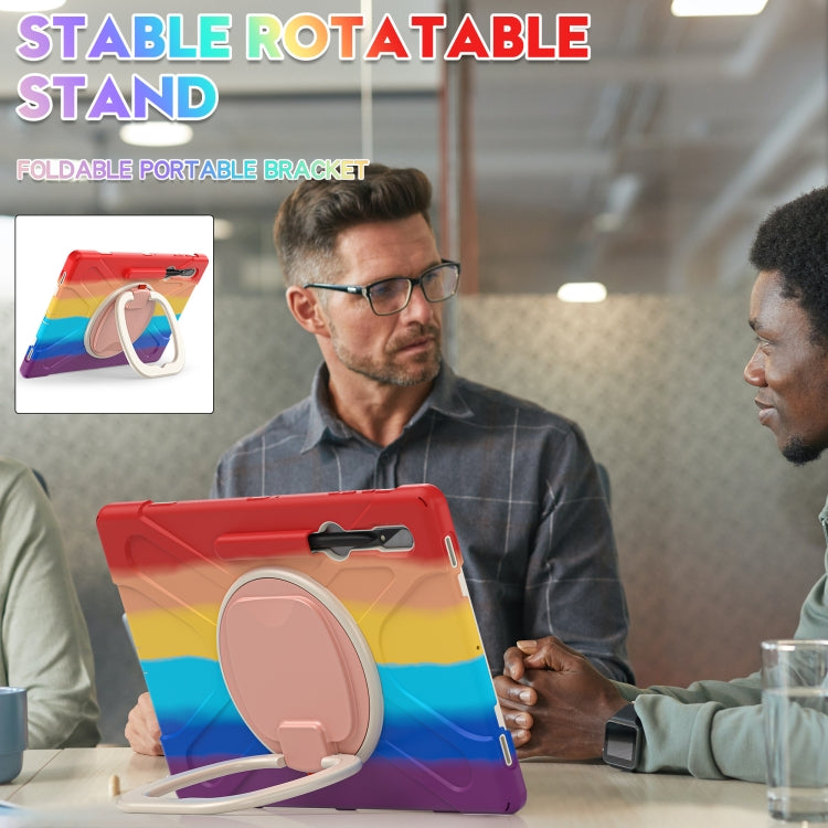 For Samsung Galaxy Tab S8 Ultra Silicone + PC Tablet Case