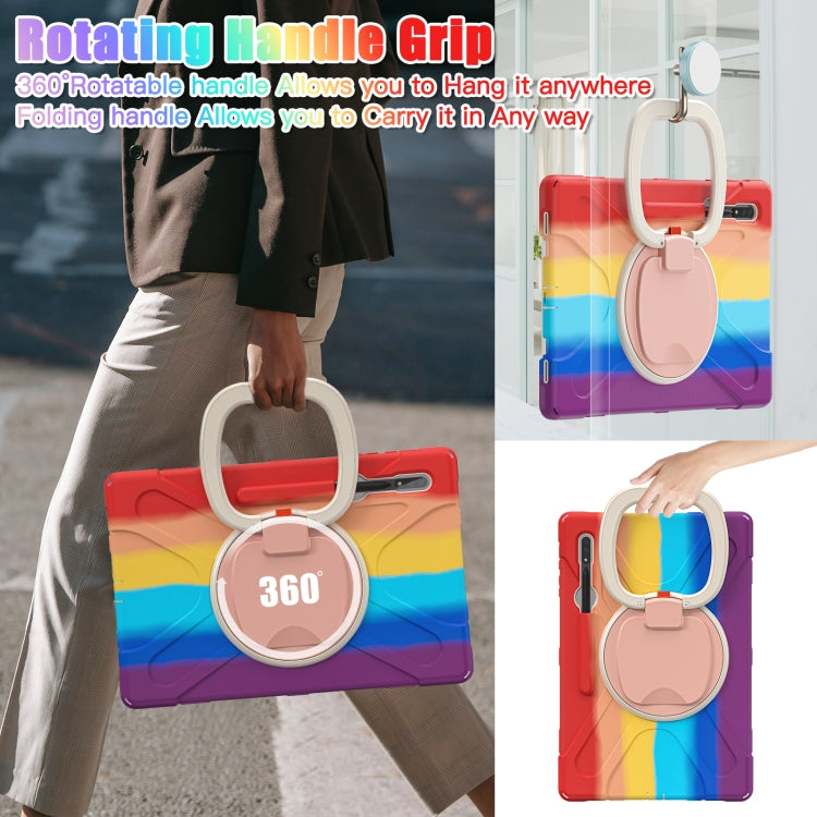 For Samsung Galaxy Tab S8 Ultra Silicone + PC Tablet Case