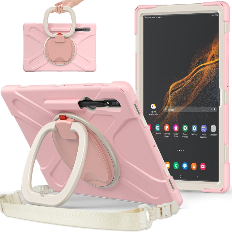 For Samsung Galaxy Tab S8 Ultra Silicone + PC Tablet Case
