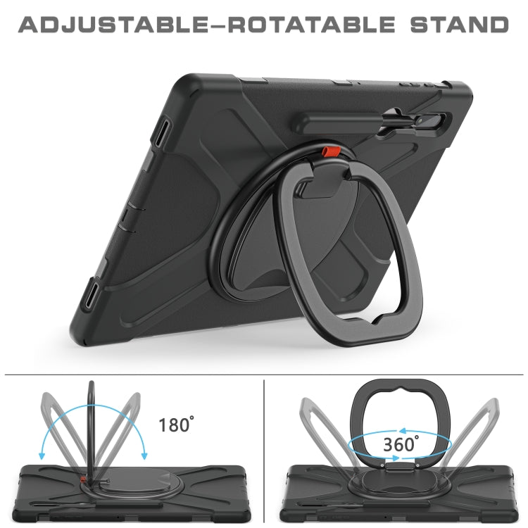 For Samsung Galaxy Tab S8 Ultra Silicone + PC Tablet Case