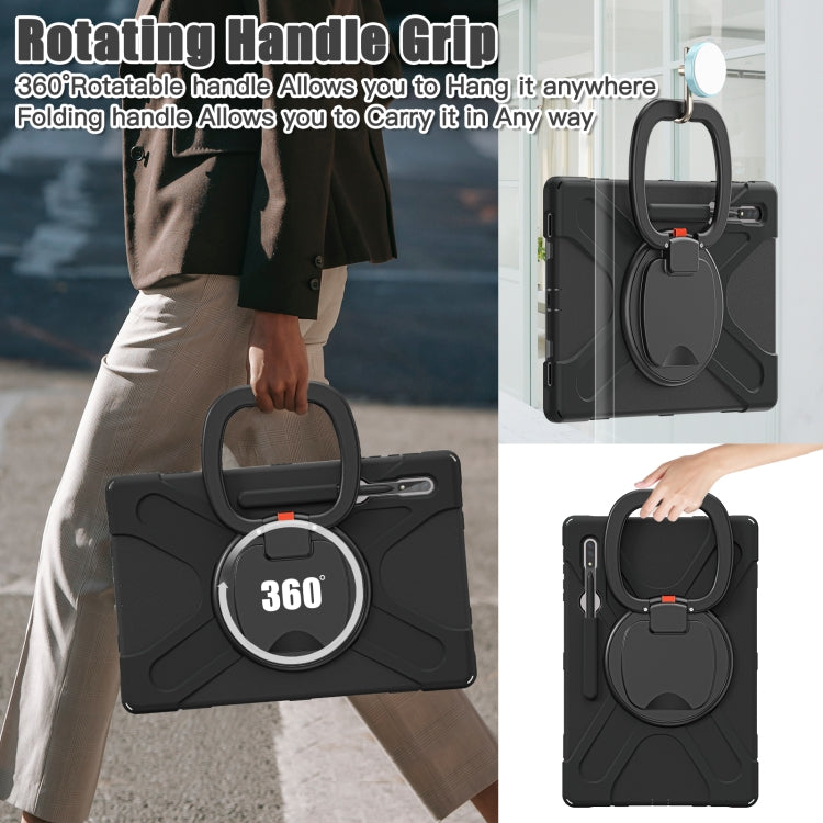 For Samsung Galaxy Tab S8 Ultra Silicone + PC Tablet Case