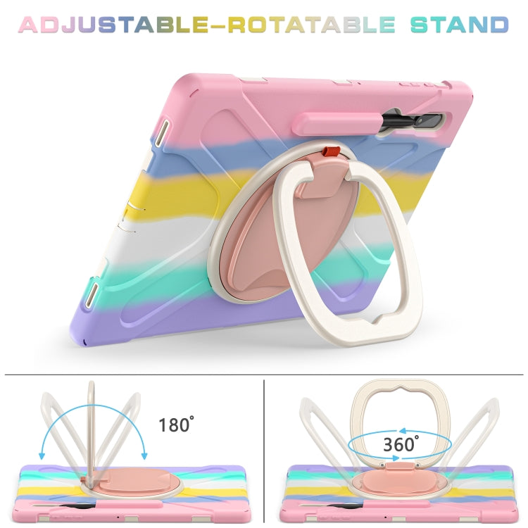 For Samsung Galaxy Tab S8 Ultra Silicone + PC Tablet Case
