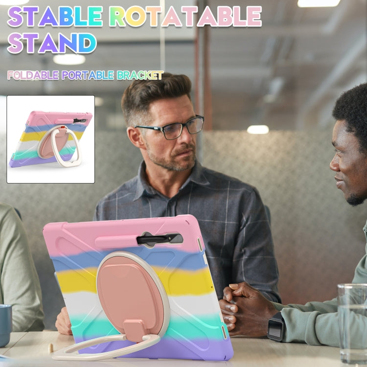 For Samsung Galaxy Tab S8 Ultra Silicone + PC Tablet Case