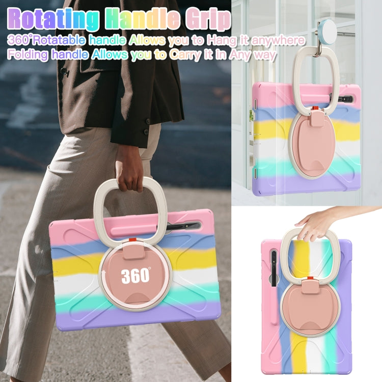 For Samsung Galaxy Tab S8 Ultra Silicone + PC Tablet Case