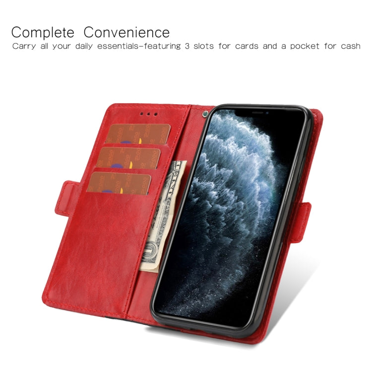 For iPhone 11 Pro Retro Texture Contrast Color Splicing Horizontal Flip TPU + PU Leather Case with Card Slots & Holder & Wallet