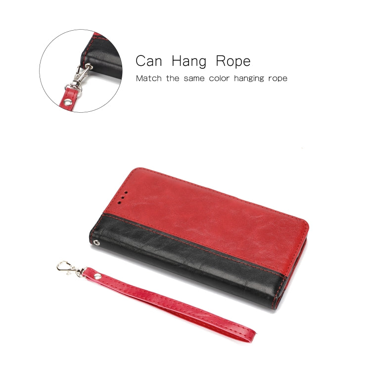 For Huawei Mate 30 Pro Retro Texture Contrast Color Splicing Horizontal Flip TPU + PU Leather Case with Card Slots & Holder & Wallet