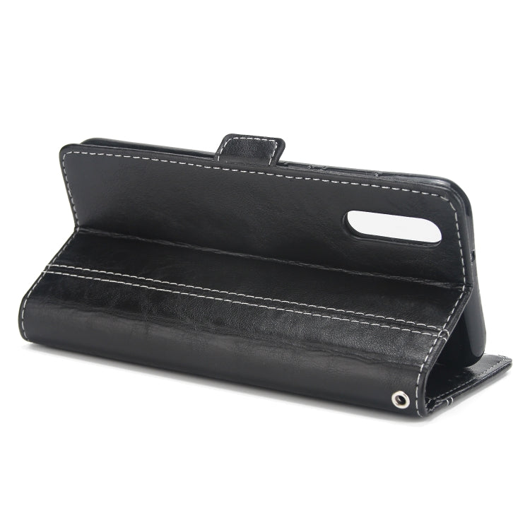 For Huawei P20 Retro Texture Contrast Color Splicing Horizontal Flip TPU + PU Leather Case with Card Slots & Holder & Wallet