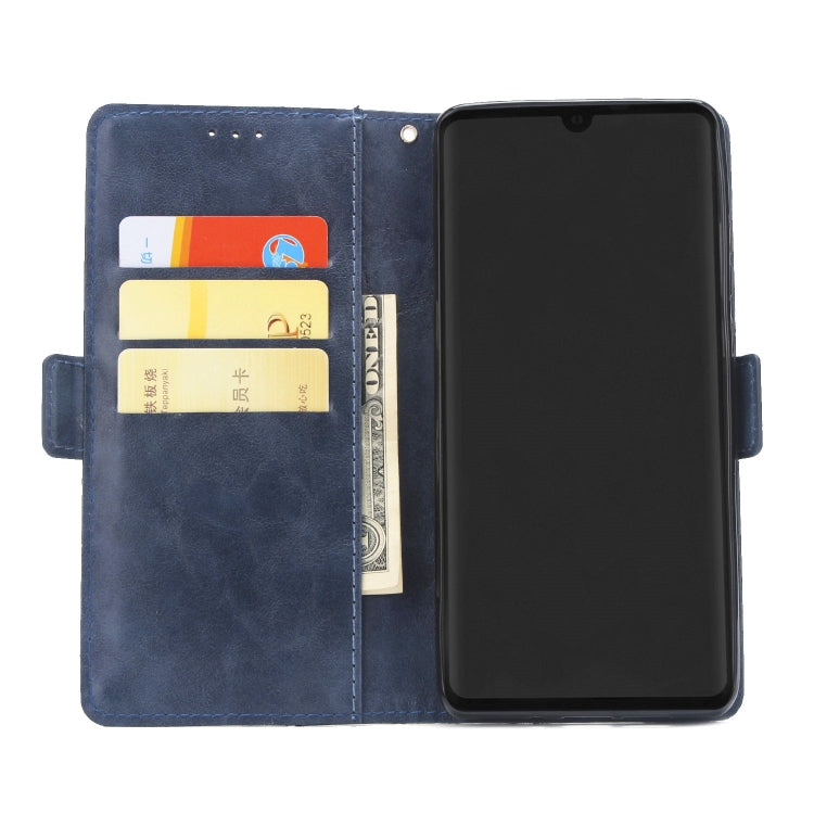 For Huawei P30 Pro Retro Texture Contrast Color Splicing Horizontal Flip TPU + PU Leather Case with Card Slots & Holder & Wallet