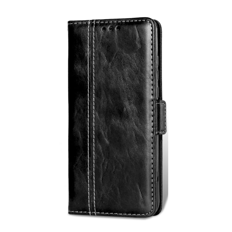 For Huawei P30 Lite Retro Texture Contrast Color Splicing Horizontal Flip TPU + PU Leather Case with Card Slots & Holder & Wallet