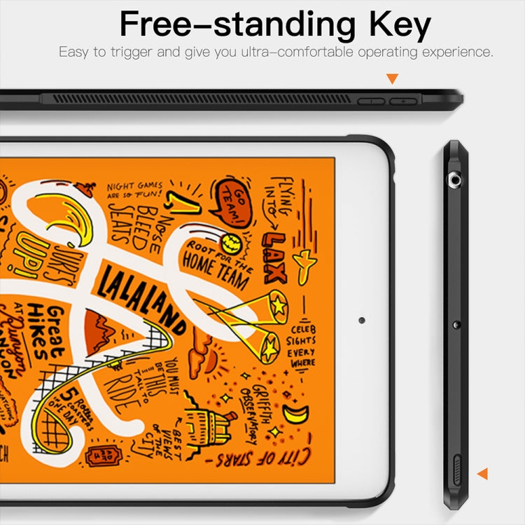 PC+TPU Transparent Shockproof Tablet Case For iPad mini 2019