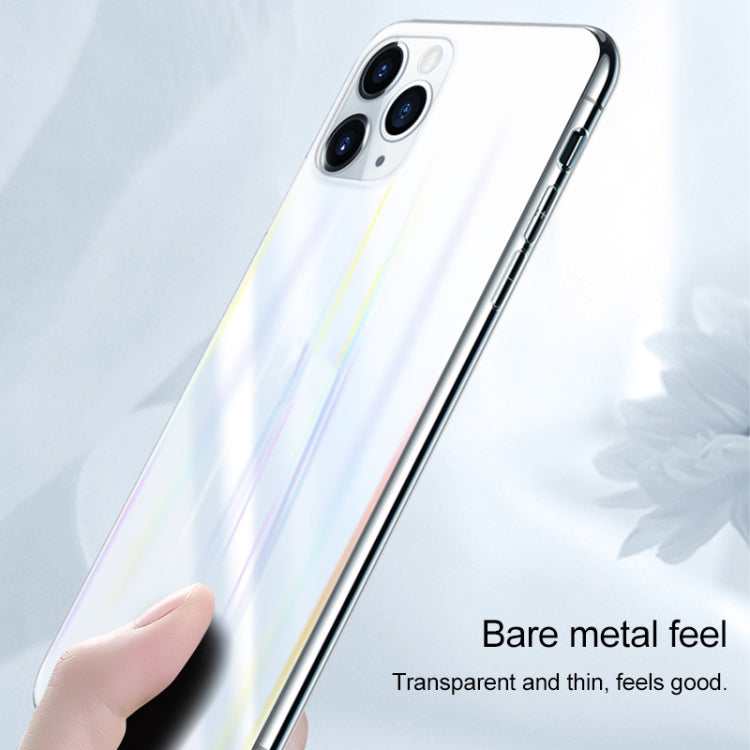 For iPhone 11 Pro Max Twilight Transparent Glass Case