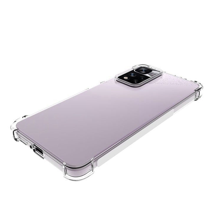 For Xiaomi Redmi Note 11 Pro Shockproof Non-slip Thickening TPU Phone Case(Transparent)