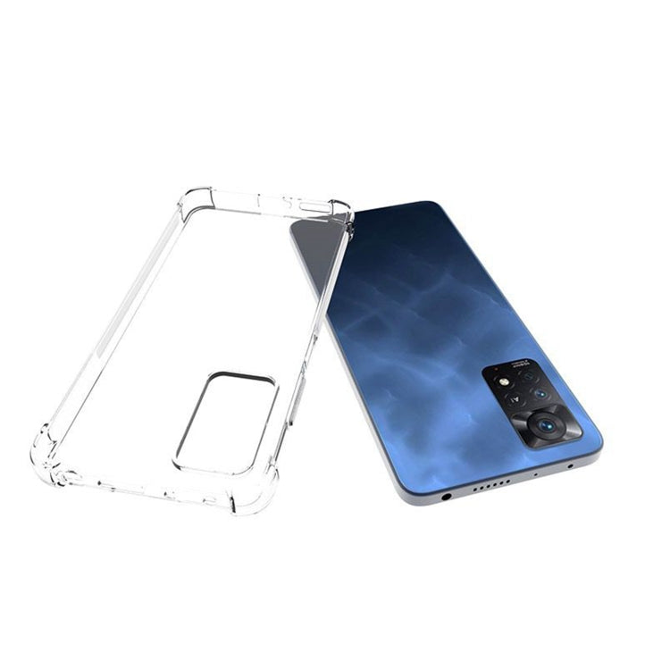 For Xiaomi Redmi Note 11 Pro 4G Shockproof Non-slip Thickening TPU Phone Case(Transparent)