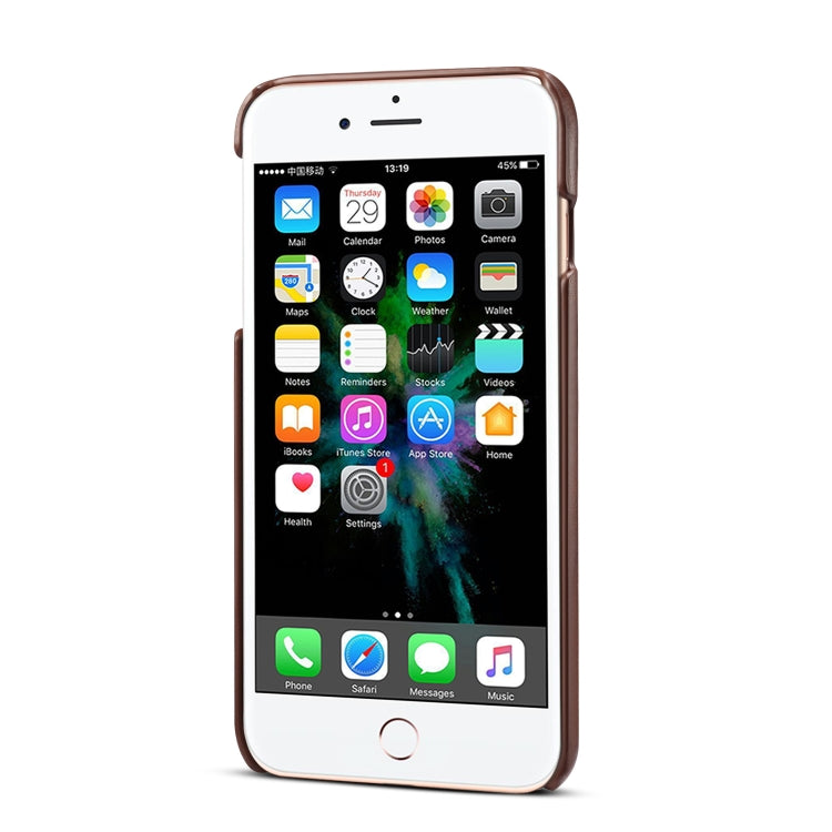 For iPhone 8 Plus & 7 Plus peelcas Shockproof TPU + PU Protective Case with Card Slots