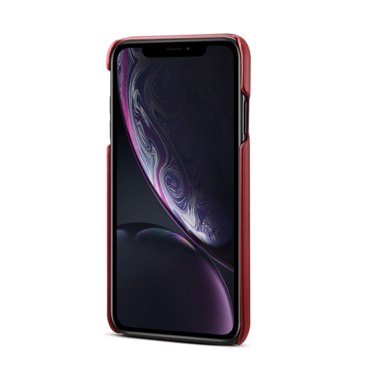 For iPhone XR peelcas Shockproof TPU + PU Protective Case with Card Slots
