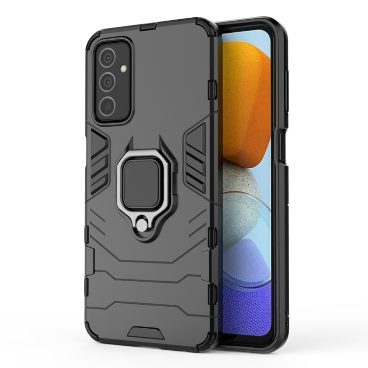 For Samsung Galaxy M23 / F23 PC + TPU Shockproof Protective Phone Case with Magnetic Ring Holder