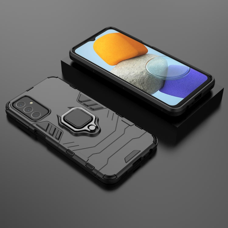 For Samsung Galaxy M23 / F23 PC + TPU Shockproof Protective Phone Case with Magnetic Ring Holder
