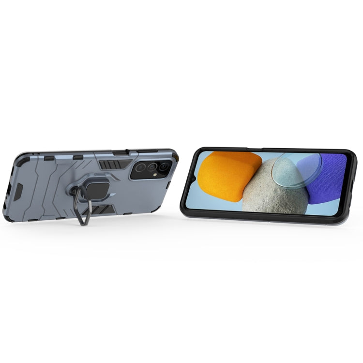 For Samsung Galaxy M23 / F23 PC + TPU Shockproof Protective Phone Case with Magnetic Ring Holder