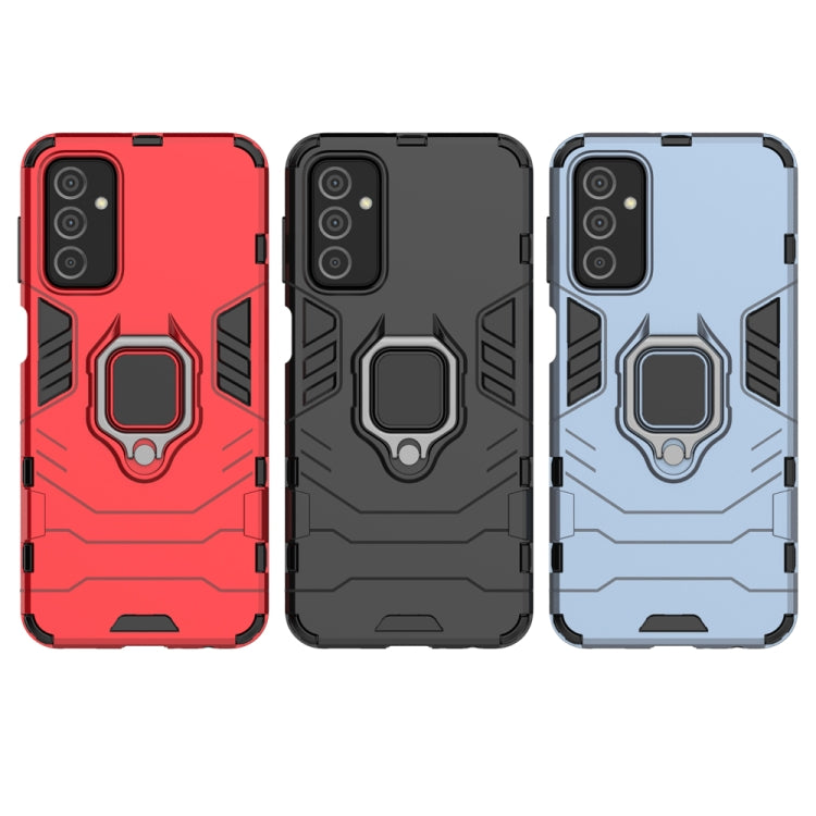 For Samsung Galaxy M23 / F23 PC + TPU Shockproof Protective Phone Case with Magnetic Ring Holder