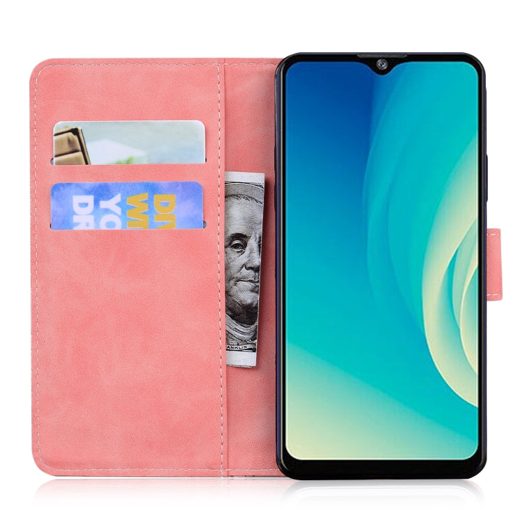 For ZTE Blade A7s 2020 Skin Feel Pure Color Flip Leather Phone Case