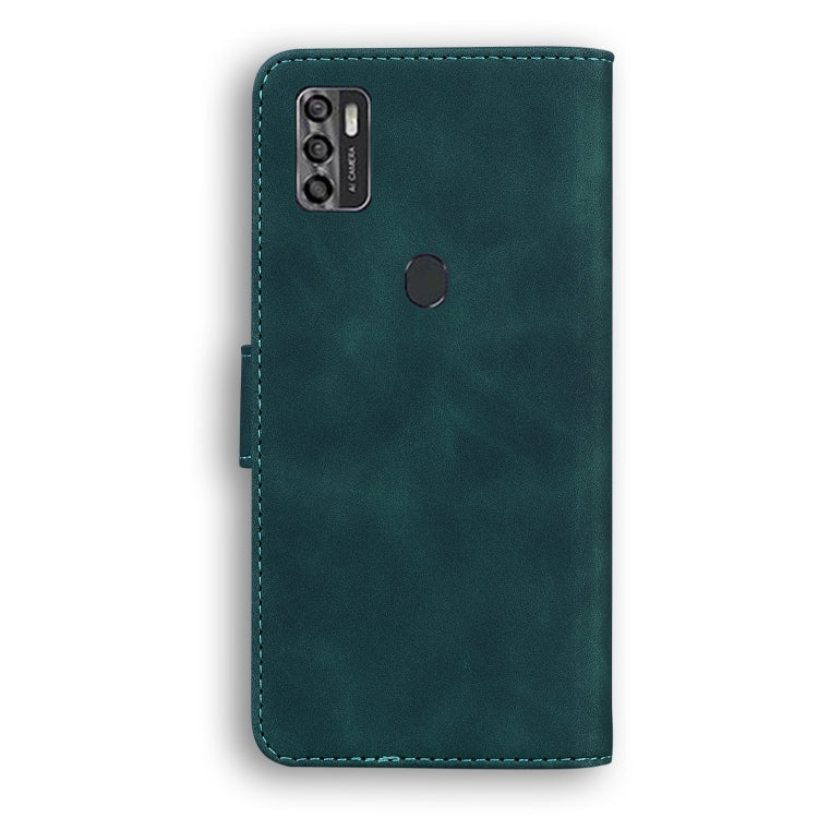 For ZTE Blade A7s 2020 Skin Feel Pure Color Flip Leather Phone Case