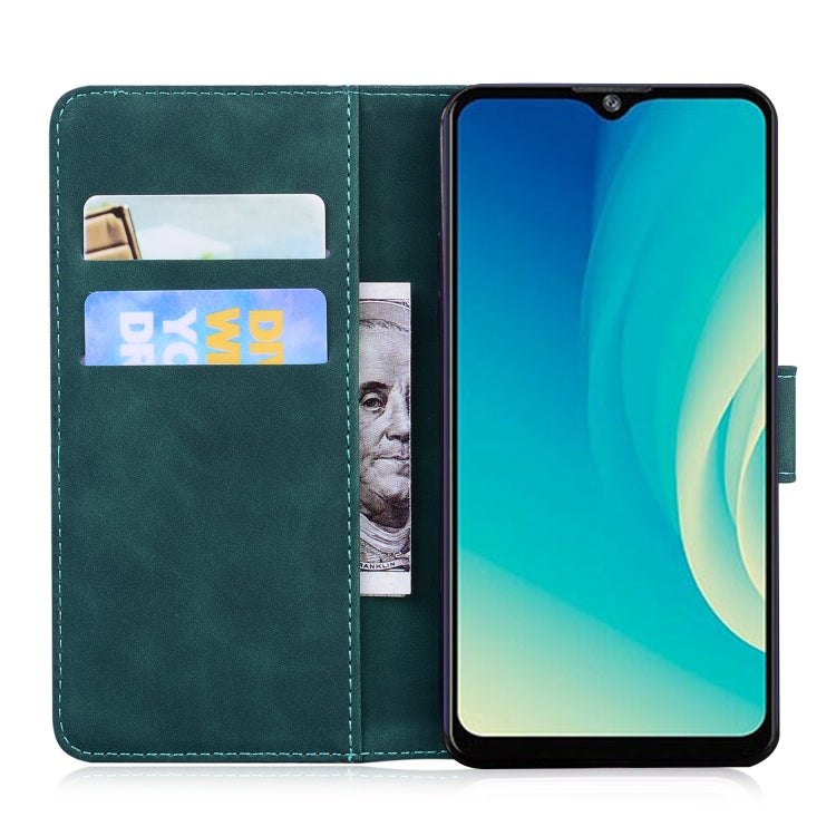 For ZTE Blade A7s 2020 Skin Feel Pure Color Flip Leather Phone Case