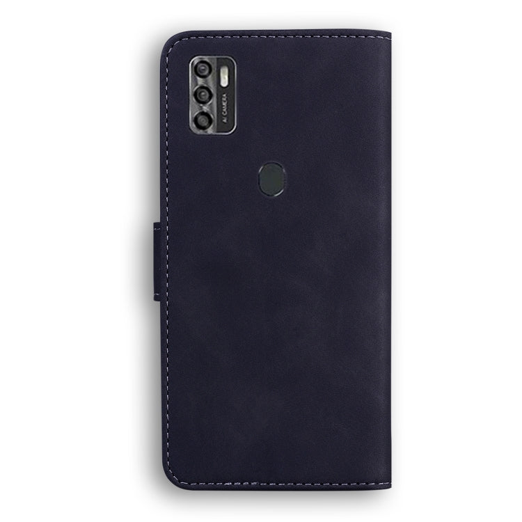 For ZTE Blade A7s 2020 Skin Feel Pure Color Flip Leather Phone Case