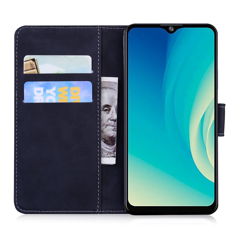 For ZTE Blade A7s 2020 Skin Feel Pure Color Flip Leather Phone Case