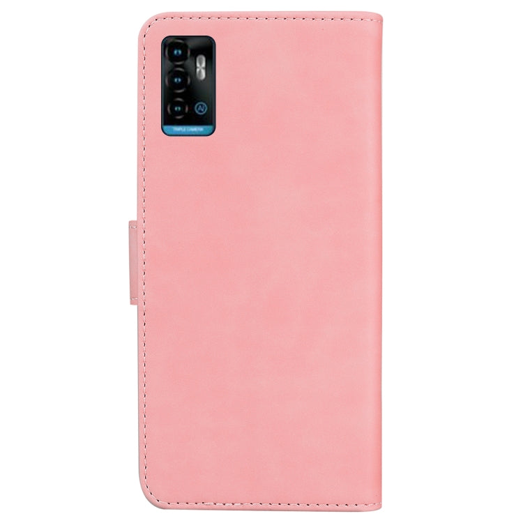 For ZTE Blade A72 / V40 Vita Skin Feel Pure Color Flip Leather Phone Case