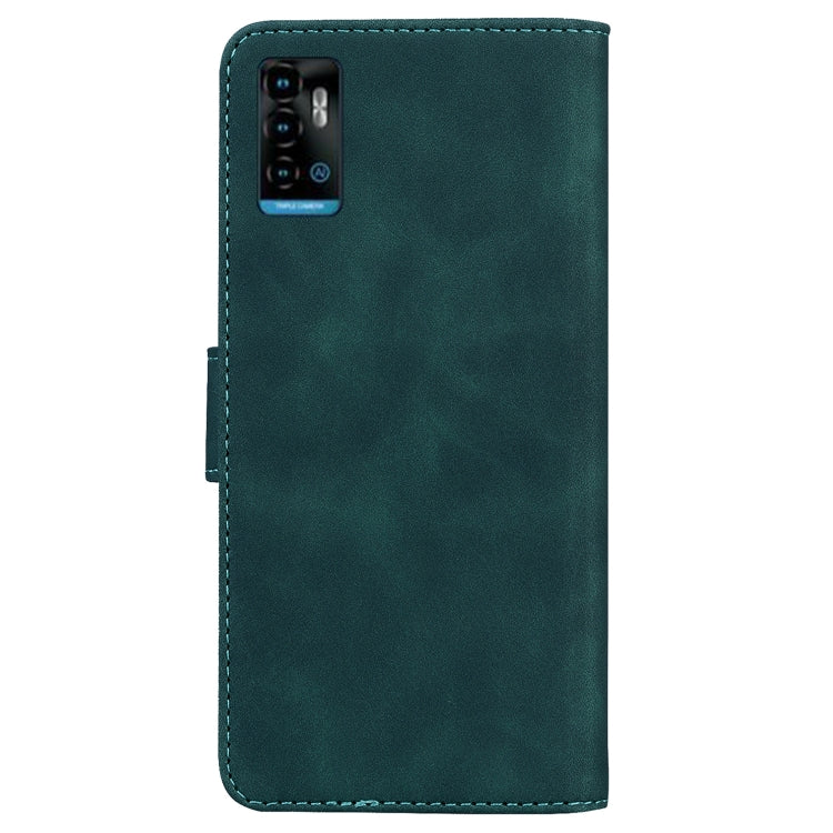 For ZTE Blade A72 / V40 Vita Skin Feel Pure Color Flip Leather Phone Case