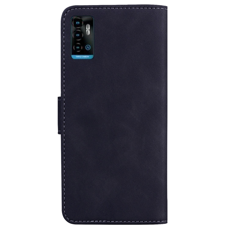 For ZTE Blade A72 / V40 Vita Skin Feel Pure Color Flip Leather Phone Case