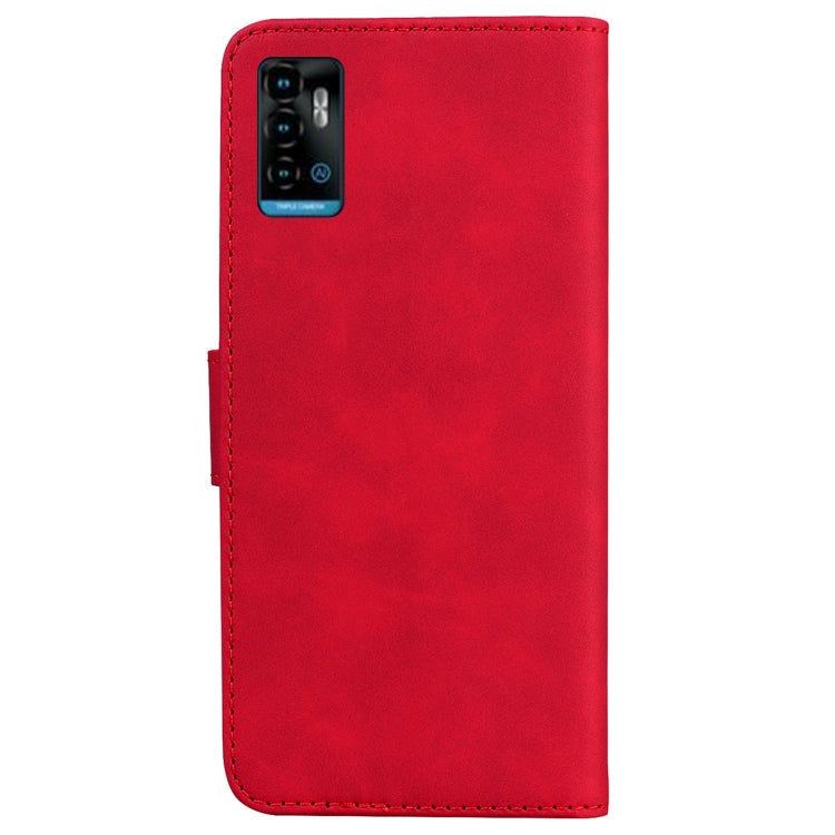 For ZTE Blade A72 / V40 Vita Skin Feel Pure Color Flip Leather Phone Case