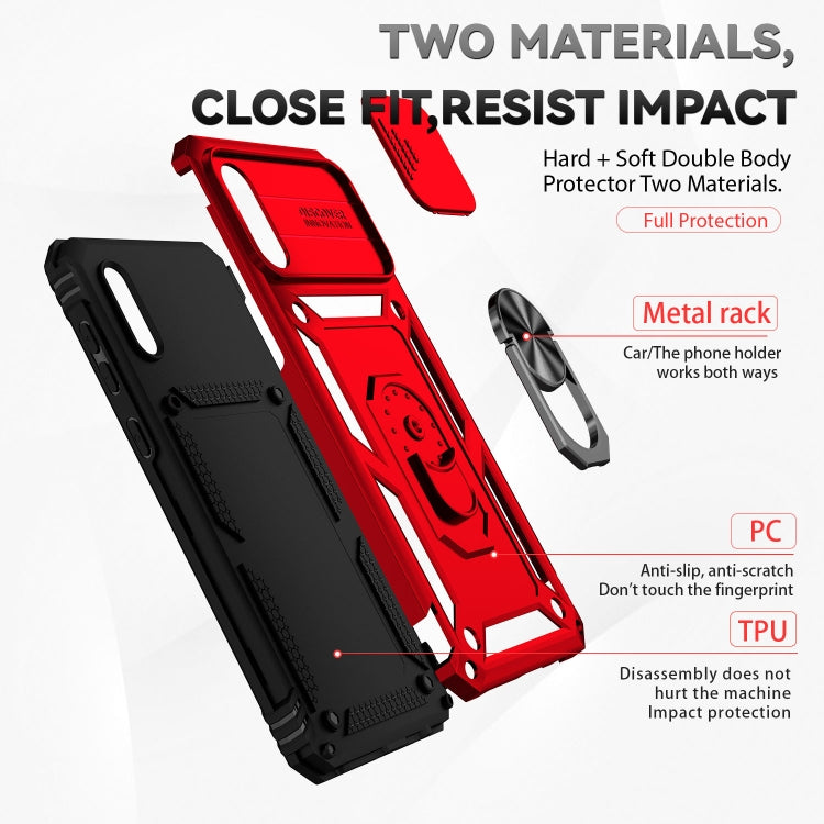 For Samsung Galaxy A02 Sliding Camshield Holder Phone Case