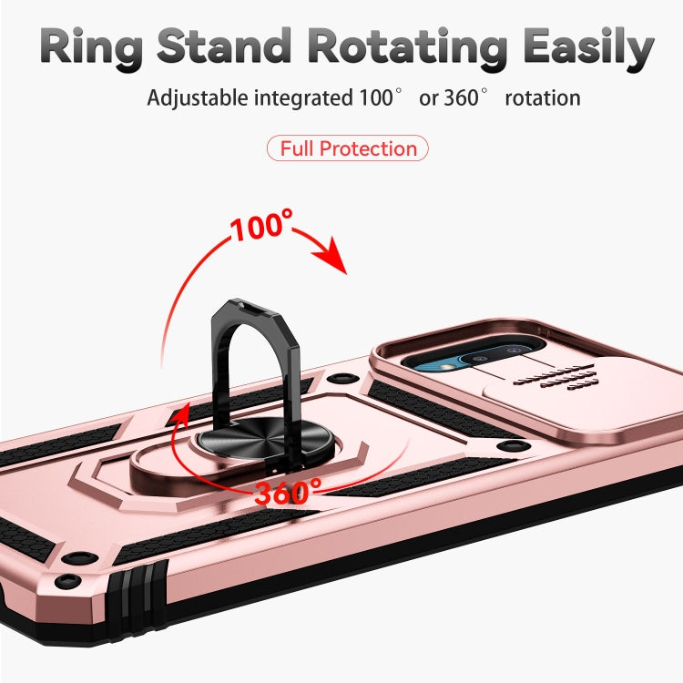 For Samsung Galaxy A02 Sliding Camshield Holder Phone Case