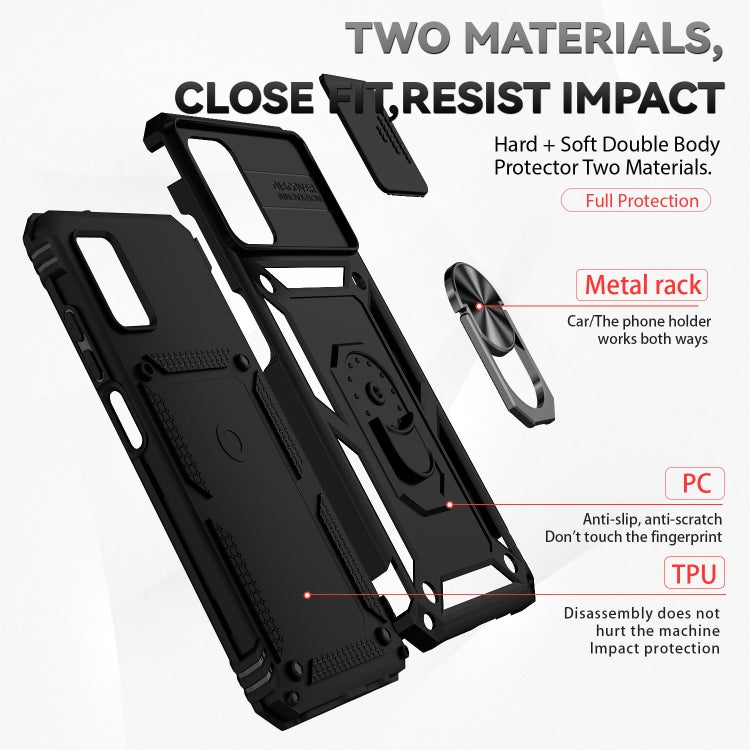 For Samsung Galaxy A02s / A03s 166mm Sliding Camshield Holder Phone Case