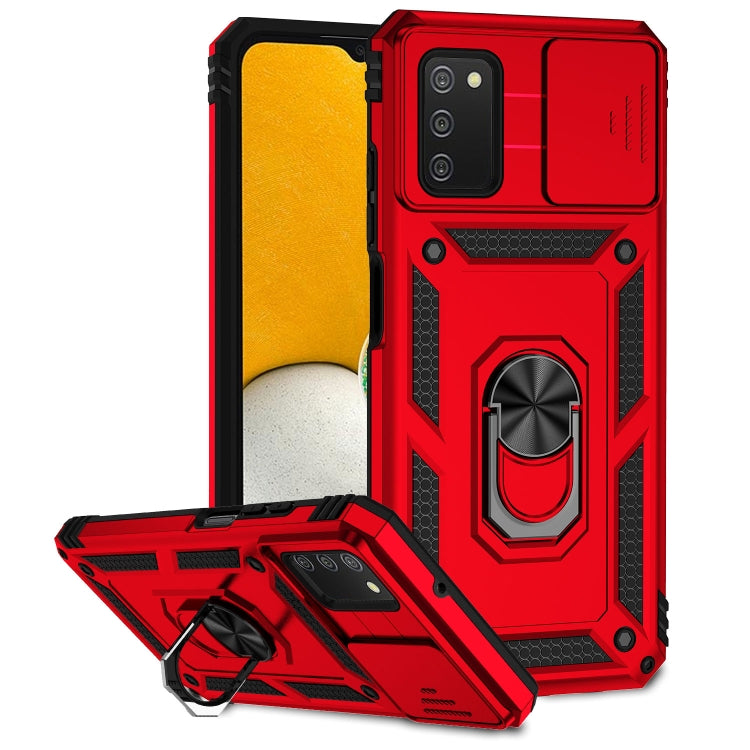 For Samsung Galaxy A02s / A03s 166mm Sliding Camshield Holder Phone Case