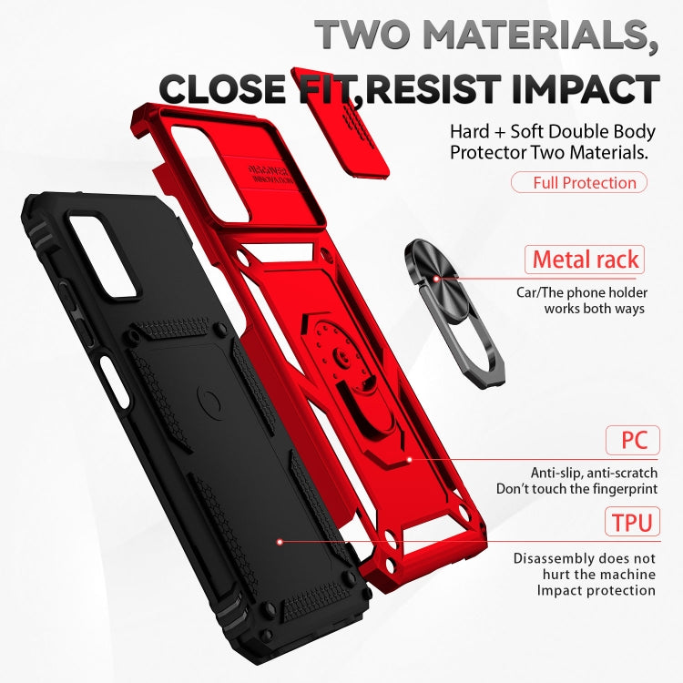 For Samsung Galaxy A02s / A03s 166mm Sliding Camshield Holder Phone Case