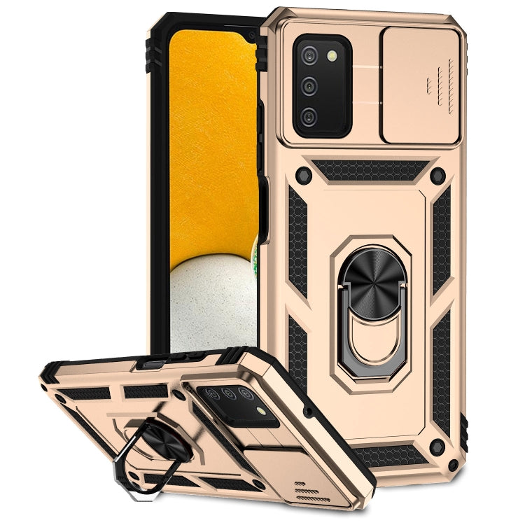 For Samsung Galaxy A02s / A03s 166mm Sliding Camshield Holder Phone Case