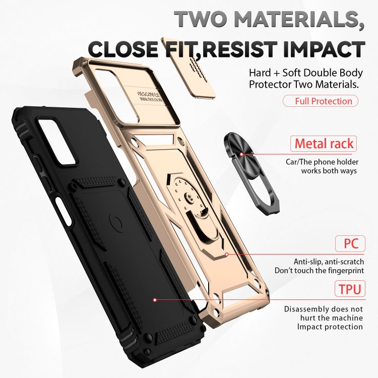 For Samsung Galaxy A02s / A03s 166mm Sliding Camshield Holder Phone Case
