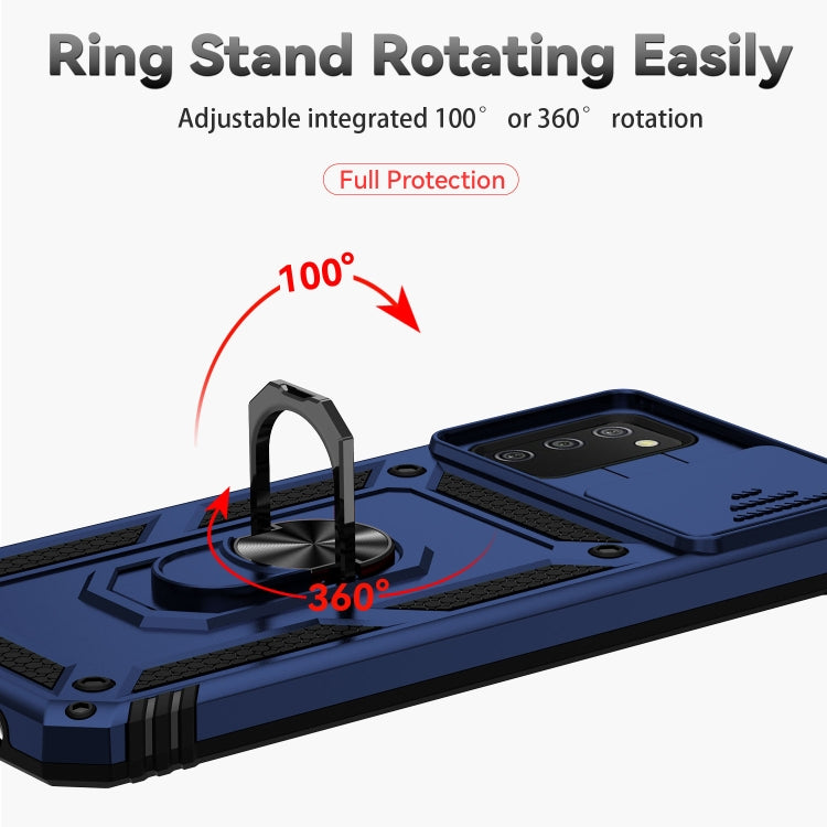 For Samsung Galaxy A02s / A03s 166mm Sliding Camshield Holder Phone Case