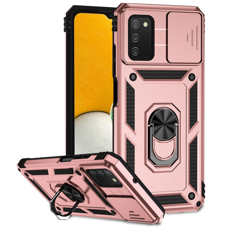 For Samsung Galaxy A02s / A03s 166mm Sliding Camshield Holder Phone Case