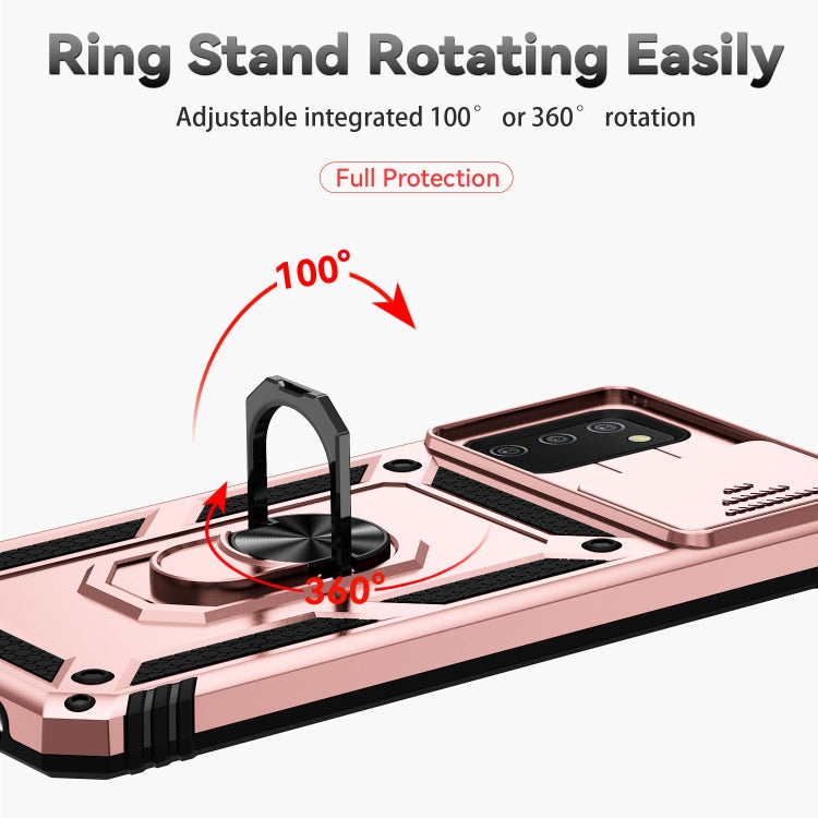 For Samsung Galaxy A02s / A03s 166mm Sliding Camshield Holder Phone Case