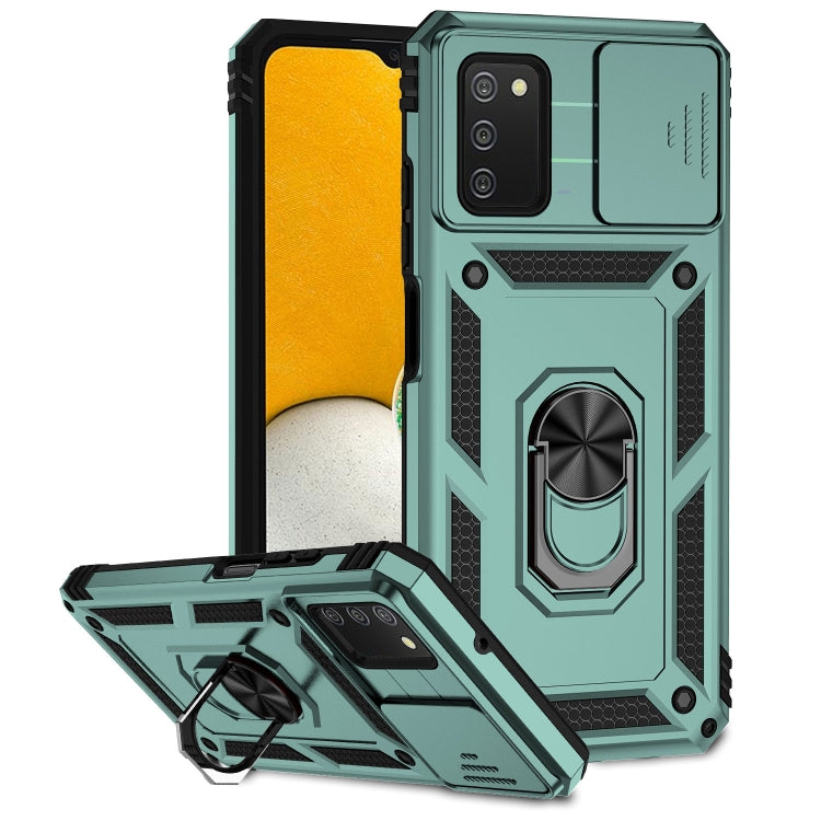 For Samsung Galaxy A02s / A03s 166mm Sliding Camshield Holder Phone Case