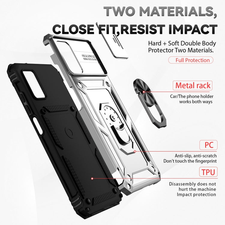 For Samsung Galaxy A02s / A03s 166mm Sliding Camshield Holder Phone Case