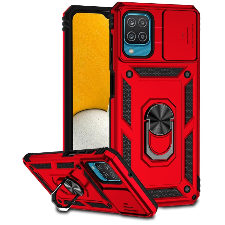 For Samsung Galaxy A12 Sliding Camshield Holder Phone Case