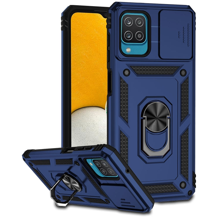 For Samsung Galaxy A12 Sliding Camshield Holder Phone Case