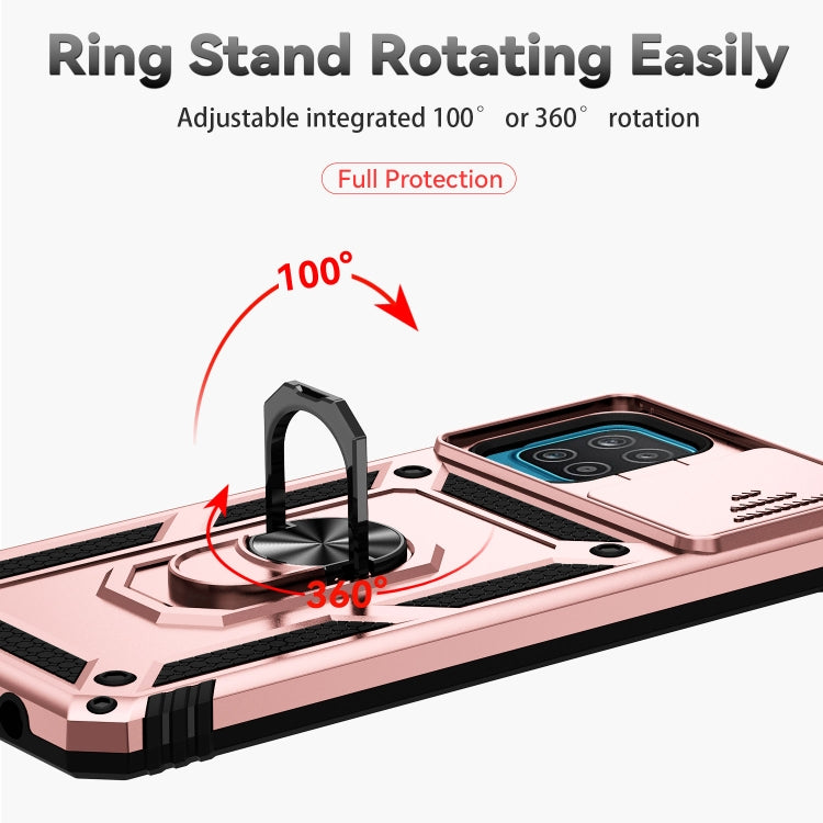 For Samsung Galaxy A12 Sliding Camshield Holder Phone Case