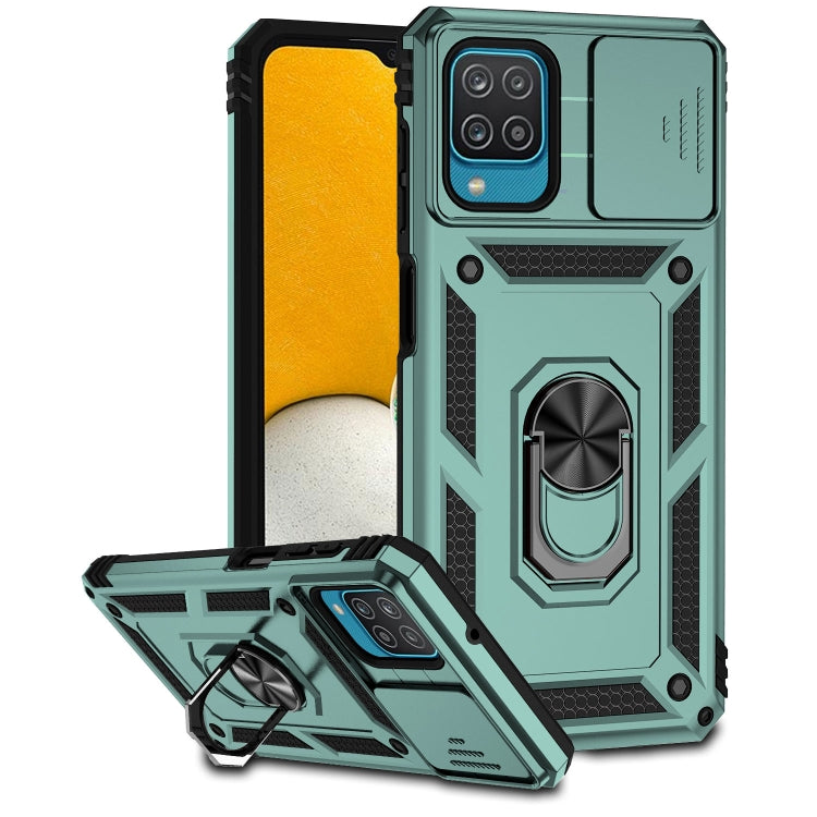For Samsung Galaxy A12 Sliding Camshield Holder Phone Case