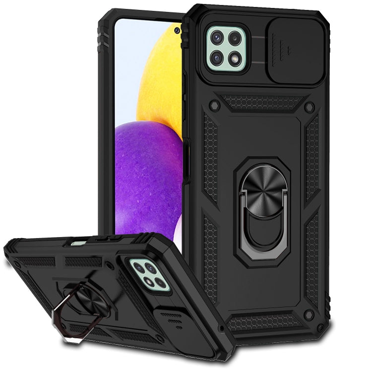 For Samsung Galaxy A22 5G Sliding Camshield Holder Phone Case