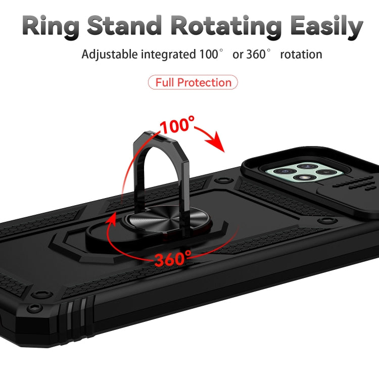 For Samsung Galaxy A22 5G Sliding Camshield Holder Phone Case